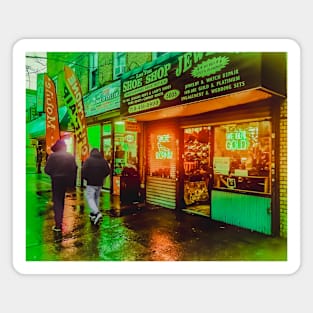 Fluo Street Walks Rainy Days Brooklyn NYC Magnet